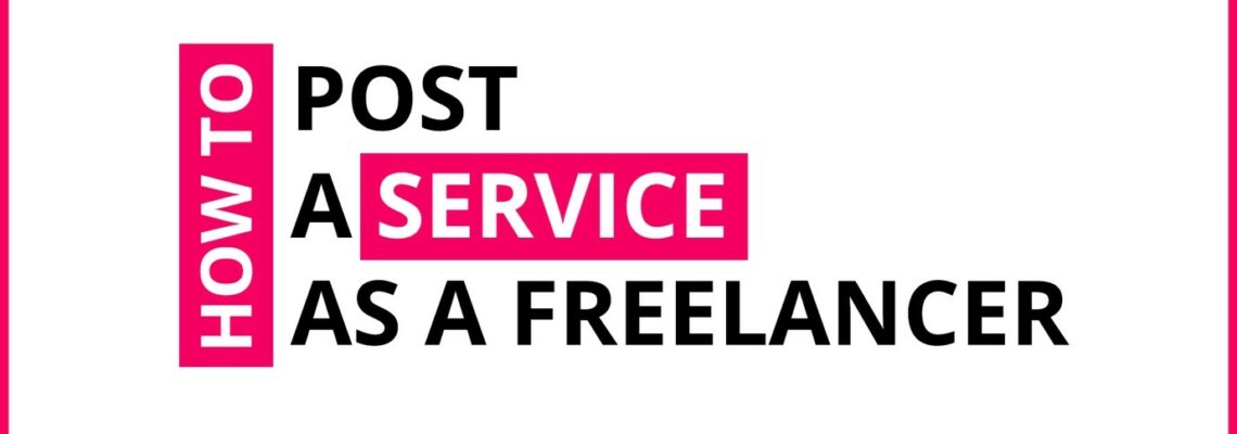 How To Post A Service As A Freelancer On Crowdshare?