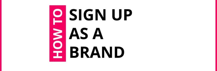 How To Sign Up As A Brand On Crowdshare?